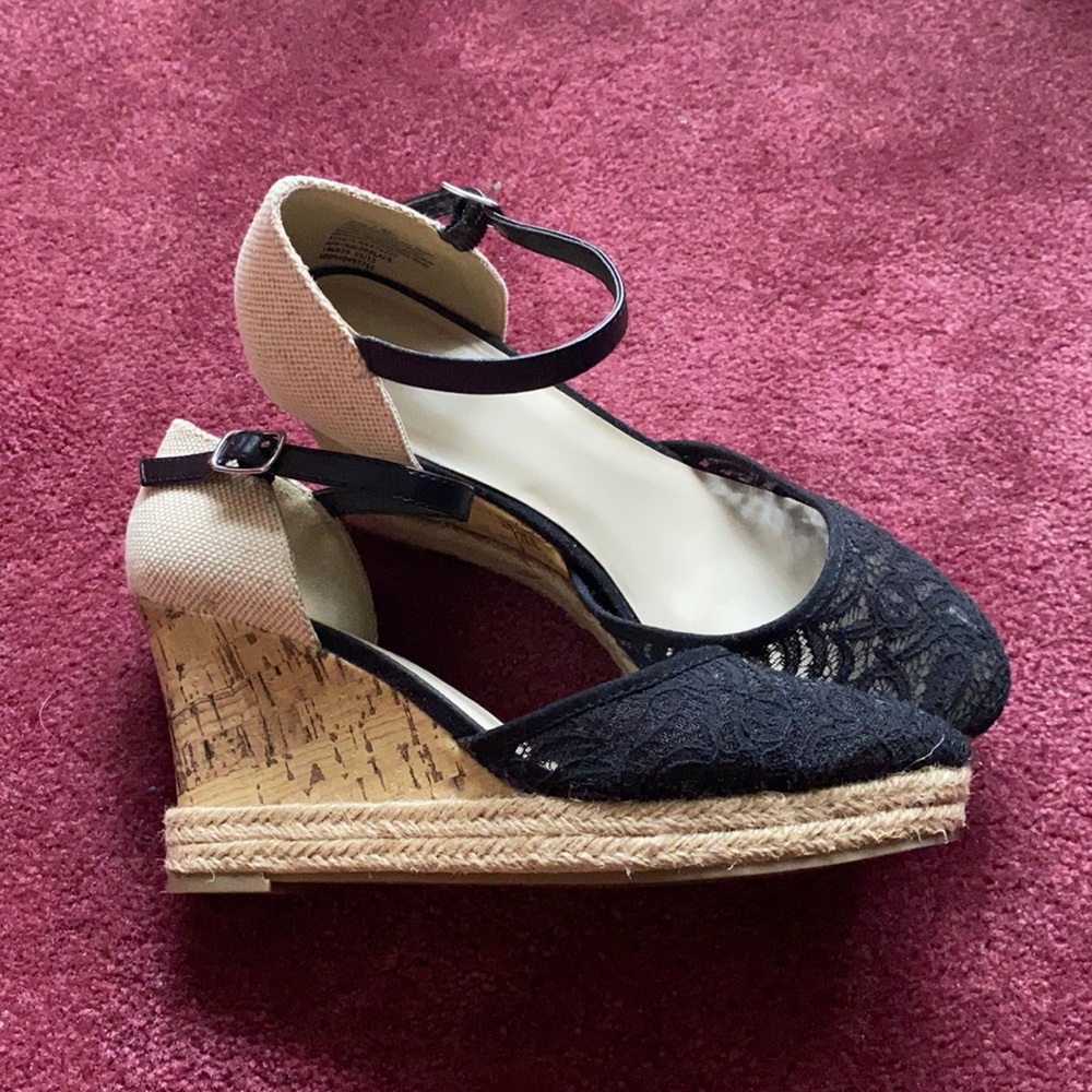 Apt. 9 Women’s Lace Espadrille Wedge Heels